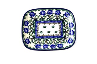 160 Bunzlau Rechthoekige schaal 1071X Rechthoekige schalen zonder oor